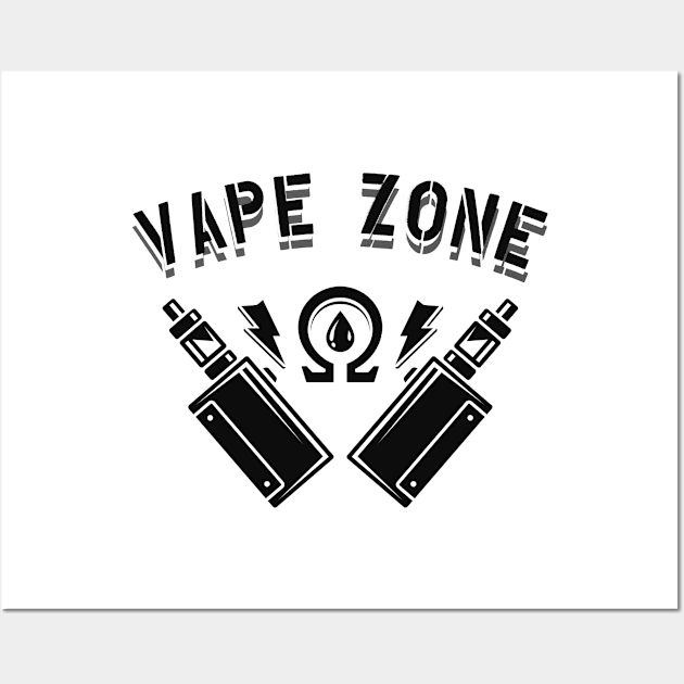 Vape zone Wall Art by KC Happy Shop